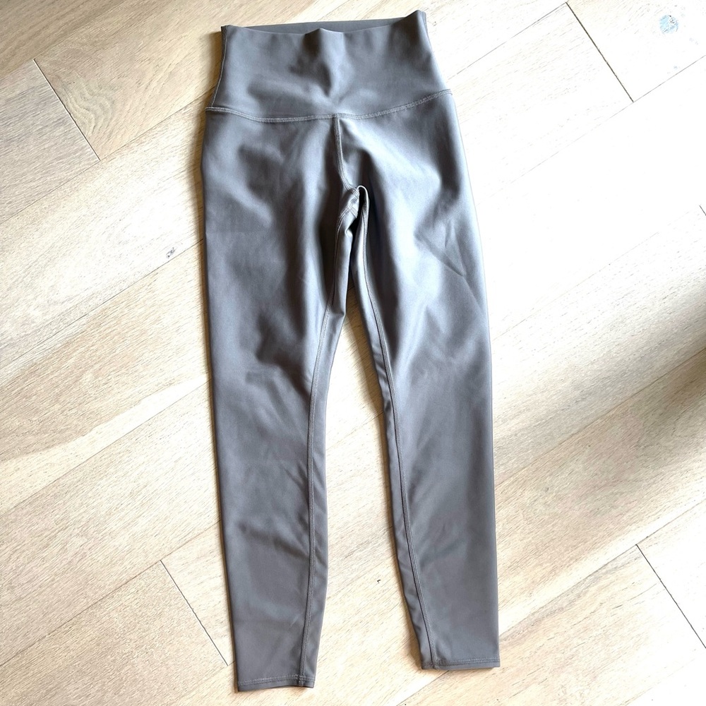 ALO 7/8 Airbrush Leggings, Grey, XS